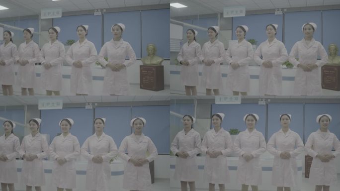 【4K灰度】护理学院医院护士