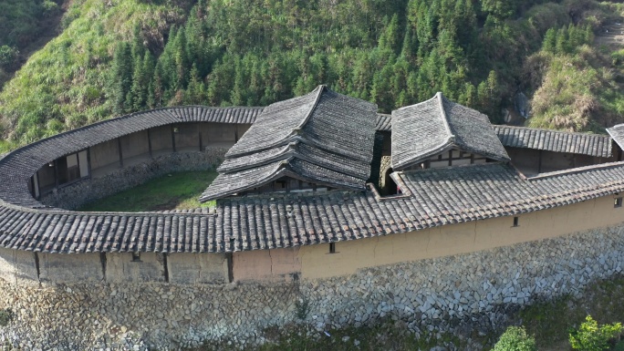 福建大田县琵琶堡风光