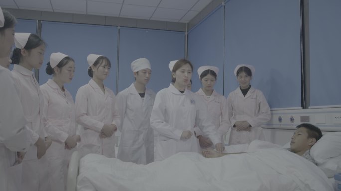 【4K灰度】护理交流护士学习