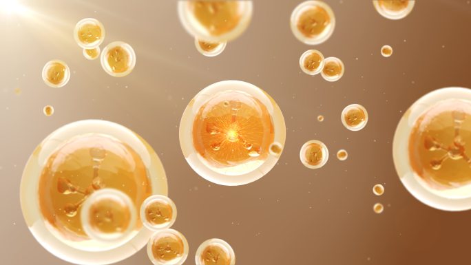 金色精华液精华球细胞