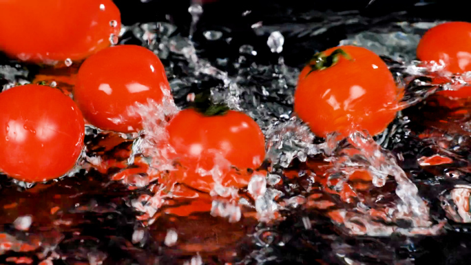 西红柿番茄小红柿子水果创意拍摄