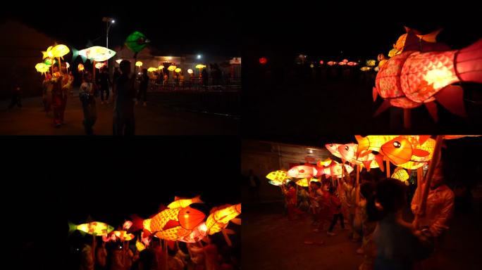 传统年俗舞渔灯