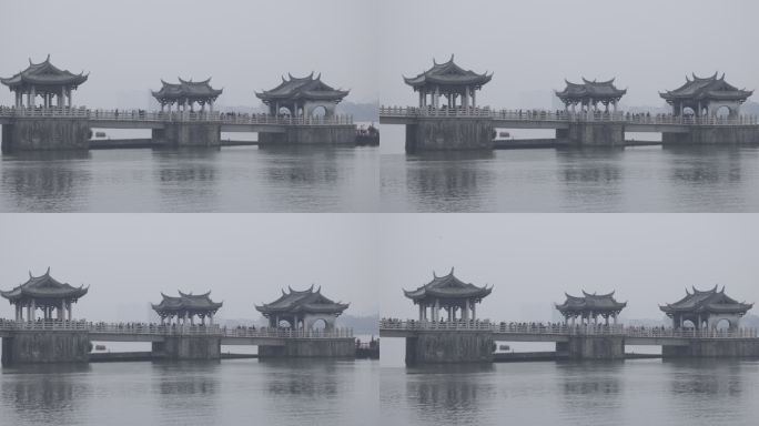 潮州广济桥游客