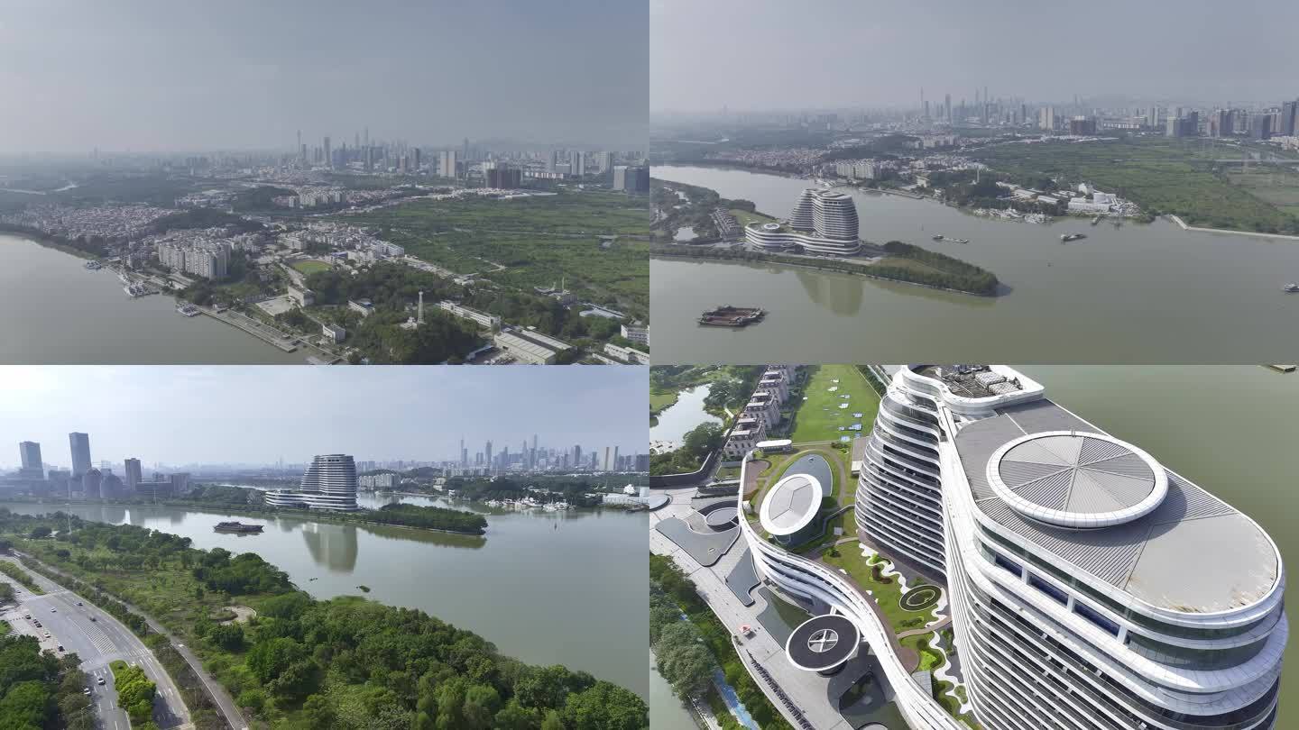 广州生物岛香岚官洲酒店及城市远景01