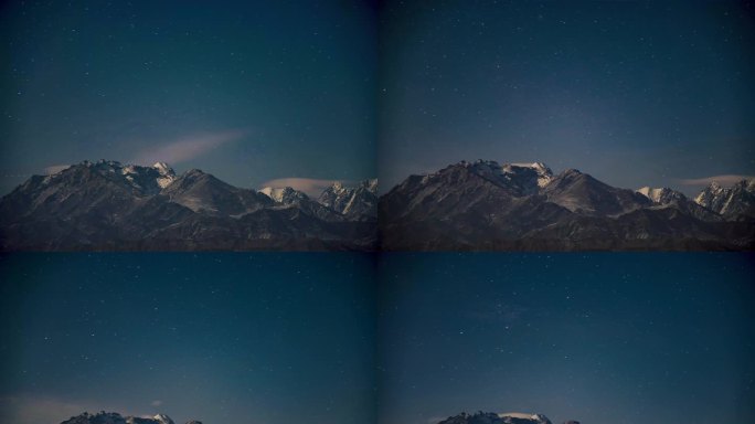 星空8K雪山延时摄影