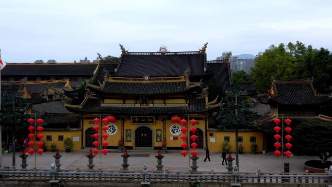 温州人文码头寺庙