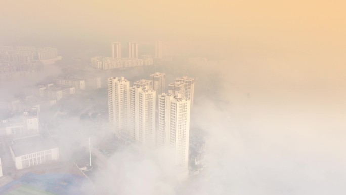 重庆 云海 平流雾 雾都 日出 城市