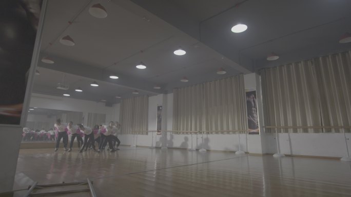【4K灰度】大学艺体生舞蹈学习