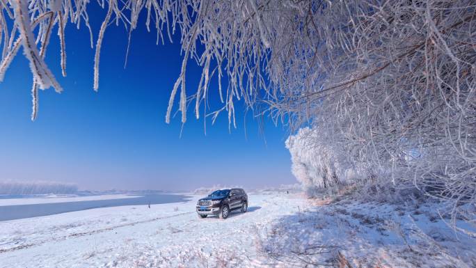 松花江 美丽中国 雾凇岛 冰雪