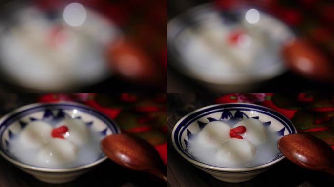 元宵节中国传统节日食品汤团