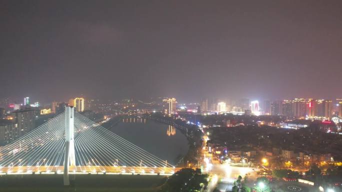 百色东合大桥夜景