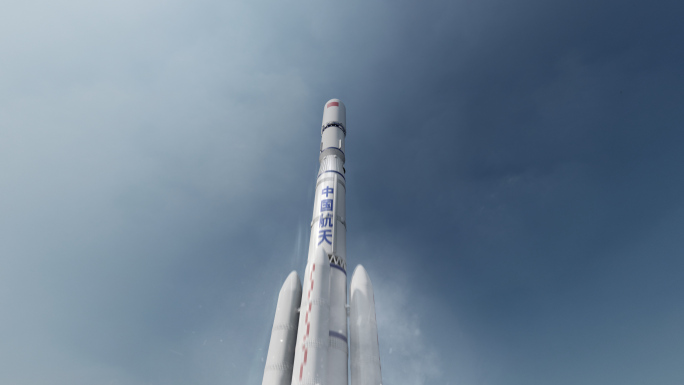 火箭发射升空大国重器中国航天航空探索宇宙