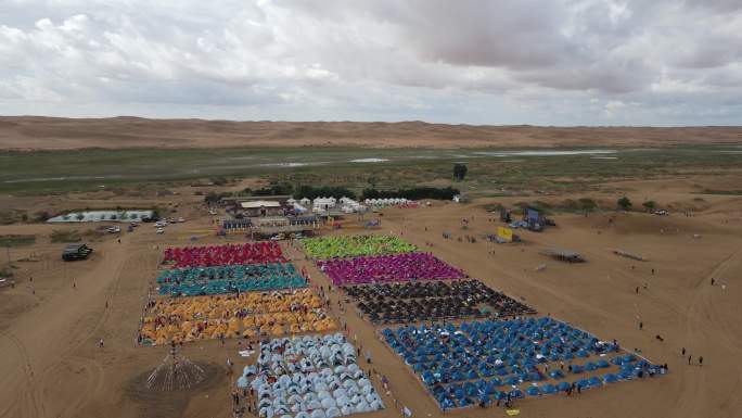 沙漠赛事沙漠营地帐篷分区