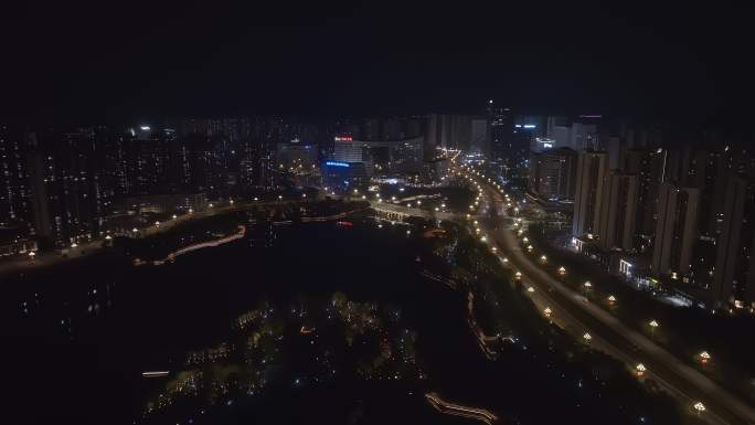 广州知识城夜景航拍02