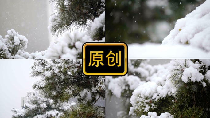 下雪慢放