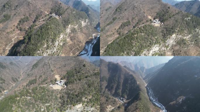 秦岭山川地貌环境自然风光航拍11