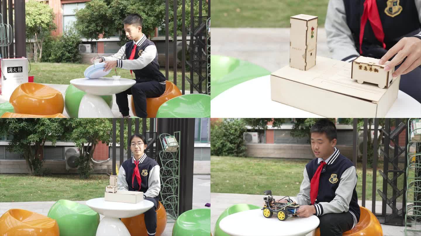 4k校园青少年活力挑战赛竞赛机器人小发明
