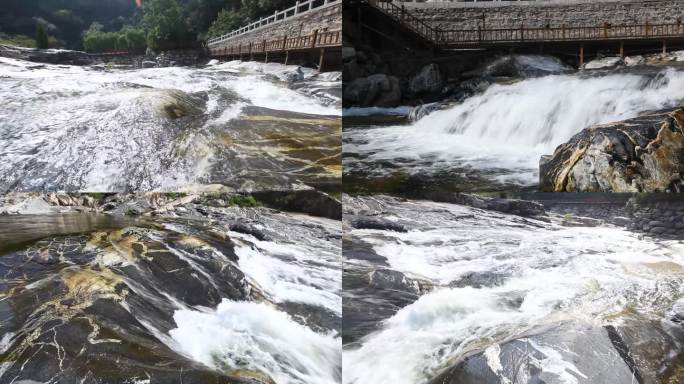 泰山彩石溪 溪水 山水 河水