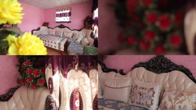 新疆少数民族客厅民居装饰装修风格客厅