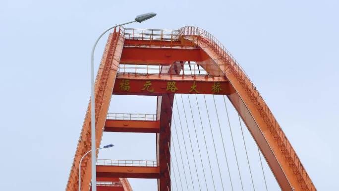 长沙福元路大桥4k高清视频素材素材