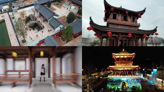古城古建筑技术流运镜景区打卡武义