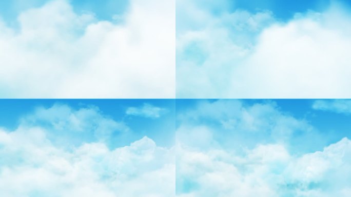 云层穿梭片头转场