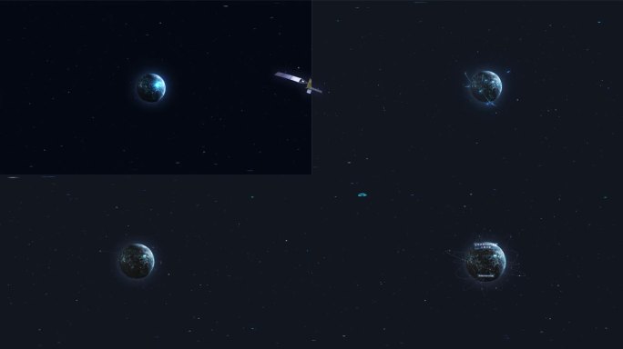 360卫星掠过地球