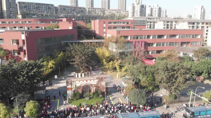 西南大学附中西师附中航拍