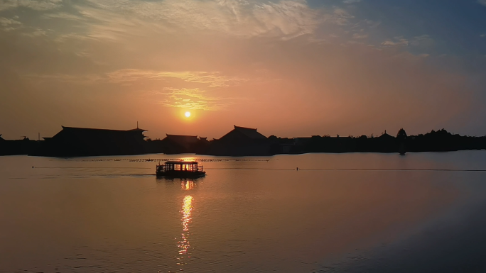 【原创】广富林遗址文化公园 秋景 夕阳