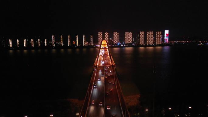 长沙大桥夜景