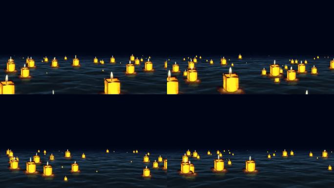 蜡烛-无缝循环带通道