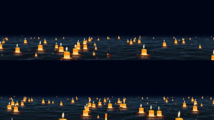 蜡烛-无缝循环带通道