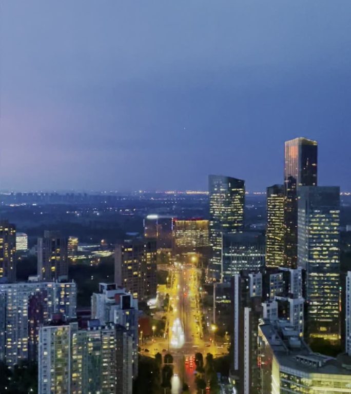 北京窗外夜景