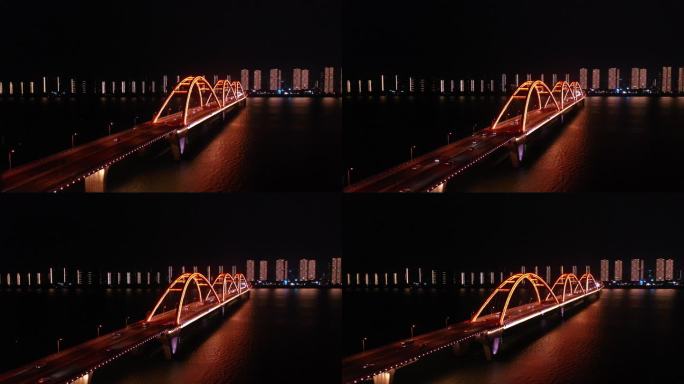长沙跨江大桥夜景