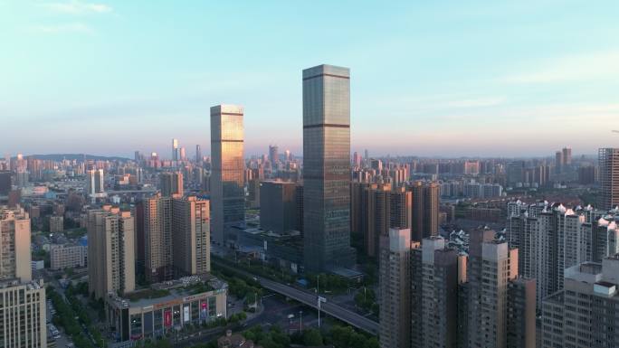 4K长沙运达中央广场航拍