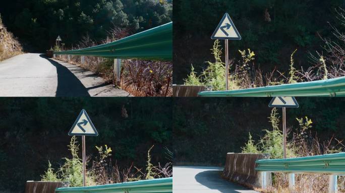道路交通标志视频右转弯警告标志