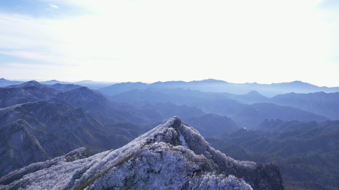 光雾山·雪景航拍《侵权必究》