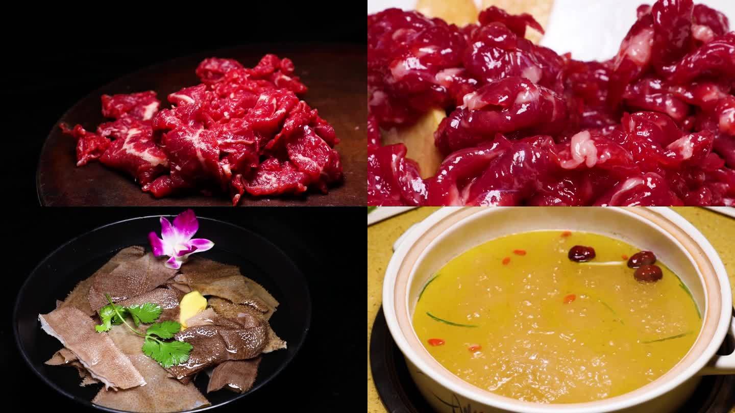牛肉火锅制作的过程，美味的清汤牛肉火锅