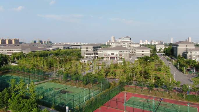 扬州旅游学院航拍