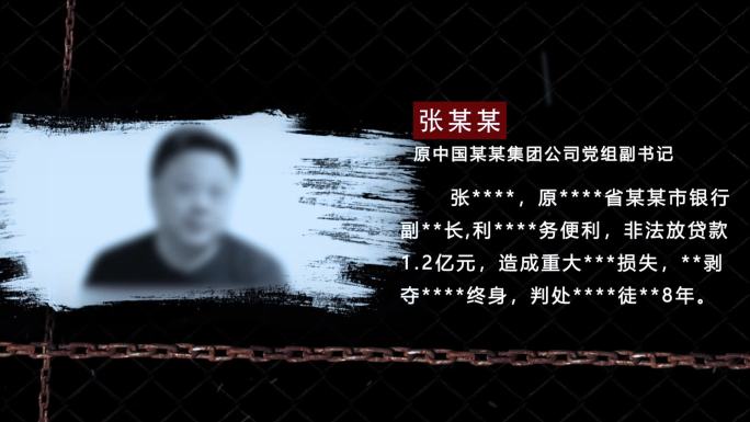 反腐警示纪委嫌疑人简介