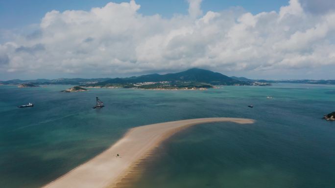 象鼻湾海边唯美沙滩