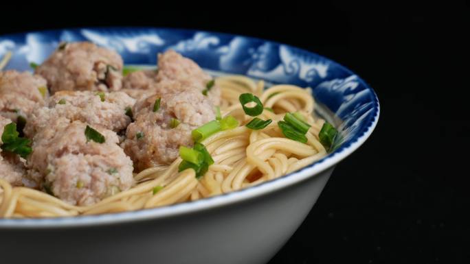 【镜头合集】湖南特色早餐-肉丸面