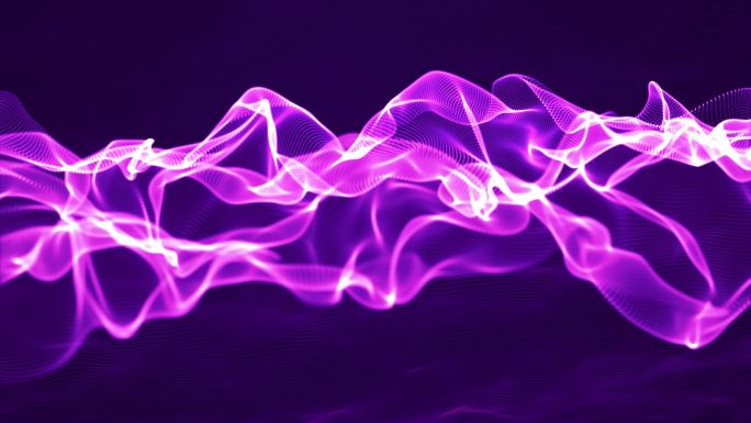 紫色唯美光影循环