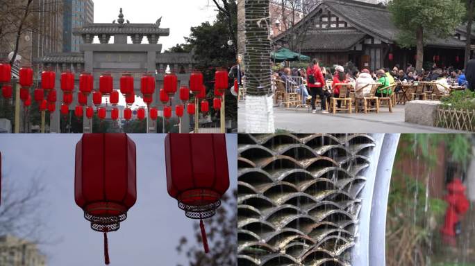 成都铁像寺水街休闲时光