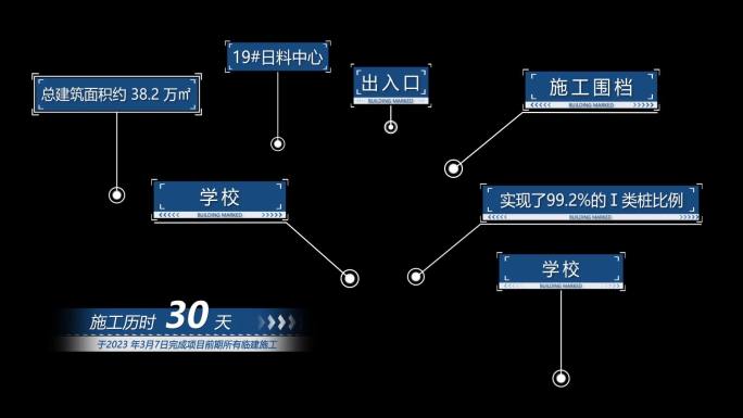 简洁字幕条标注