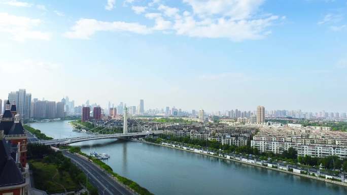 天津海河美景