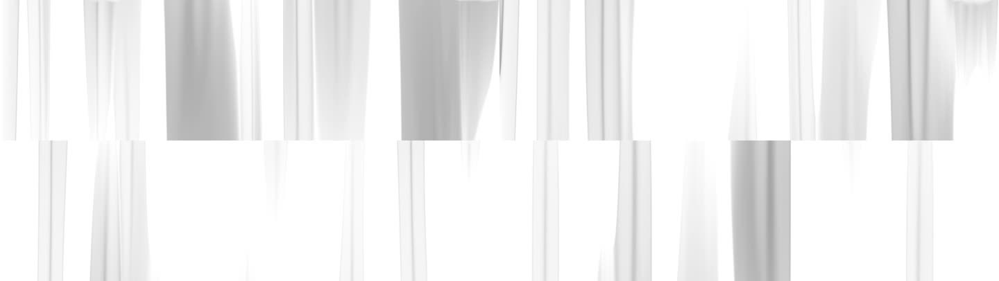 白色丝带飘动背景素材无缝循环宽屏超宽屏