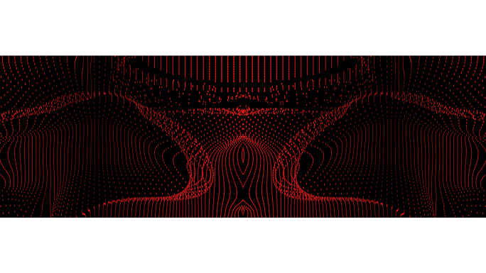 【宽屏时尚背景】黑红曲线光点抽象线条唯美