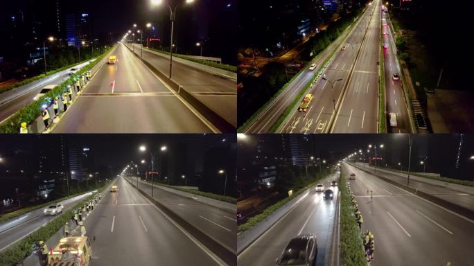 凌晨高速路绿化维护高速公路绿化公路绿化工