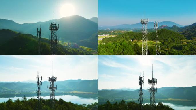 农村5G信号塔 通讯塔